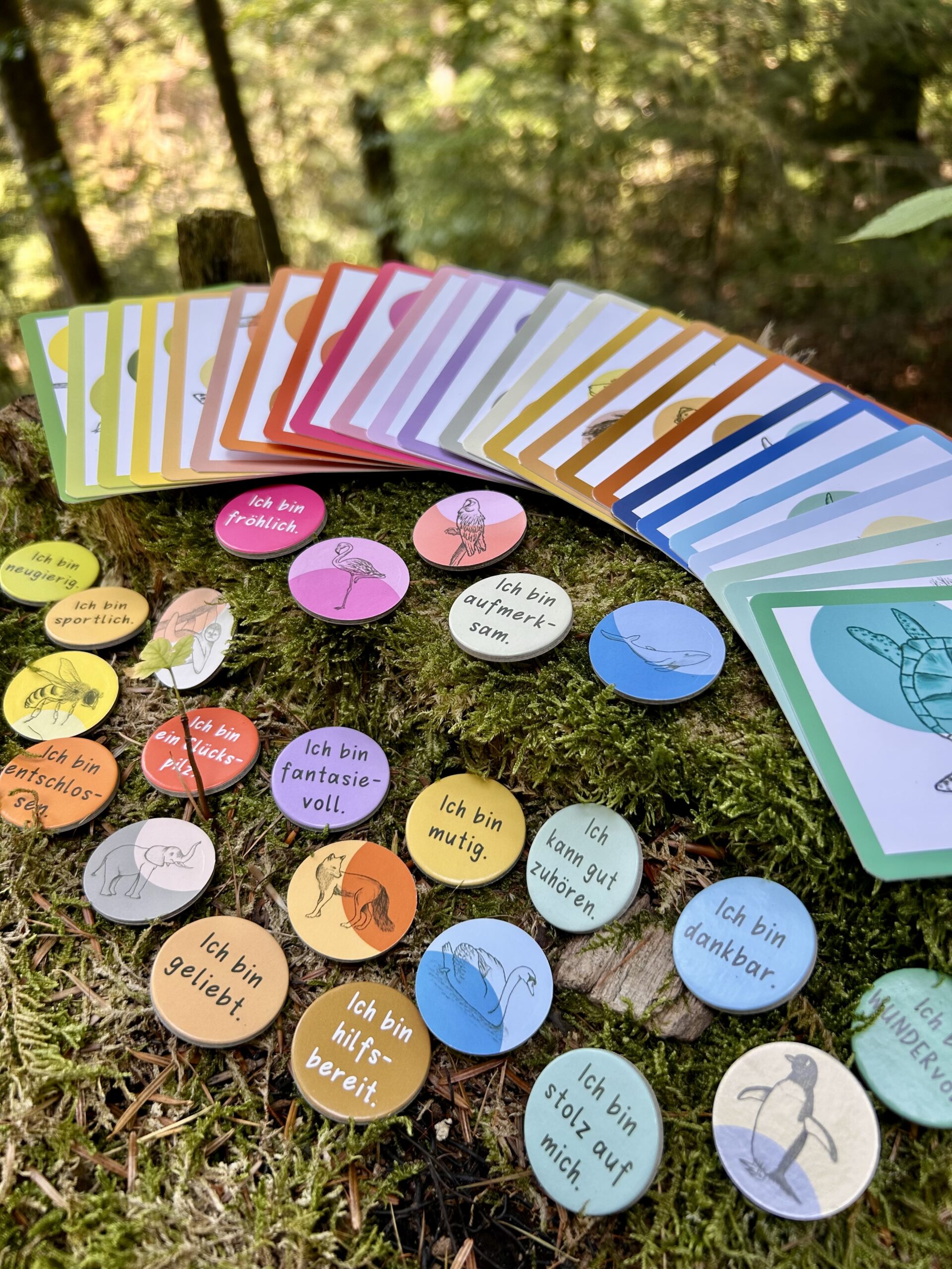 Kartonperlen mit positiven Affirmationen – Bild 2
