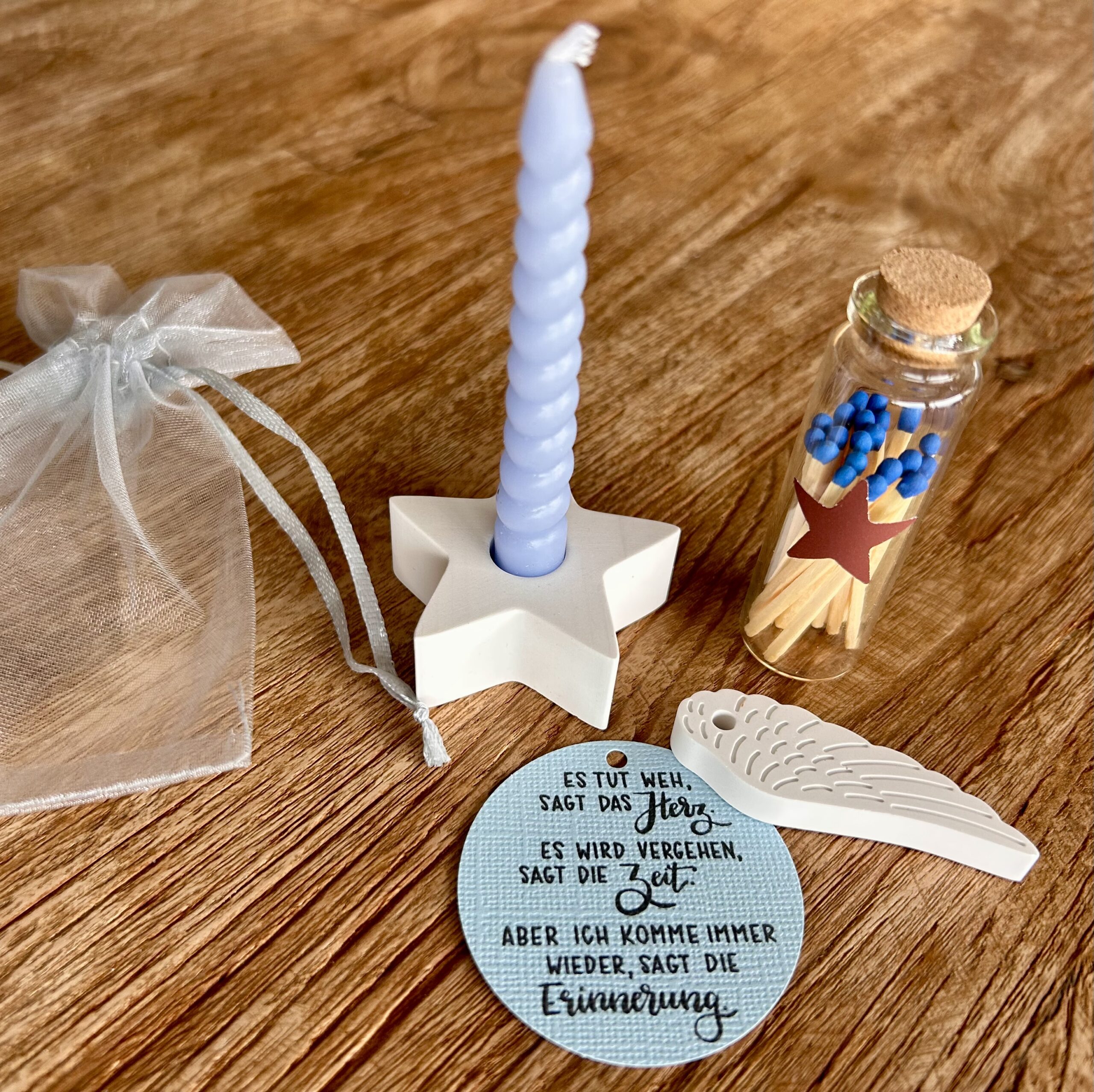 Mini-Kerzenset "Trauer" – Bild 2