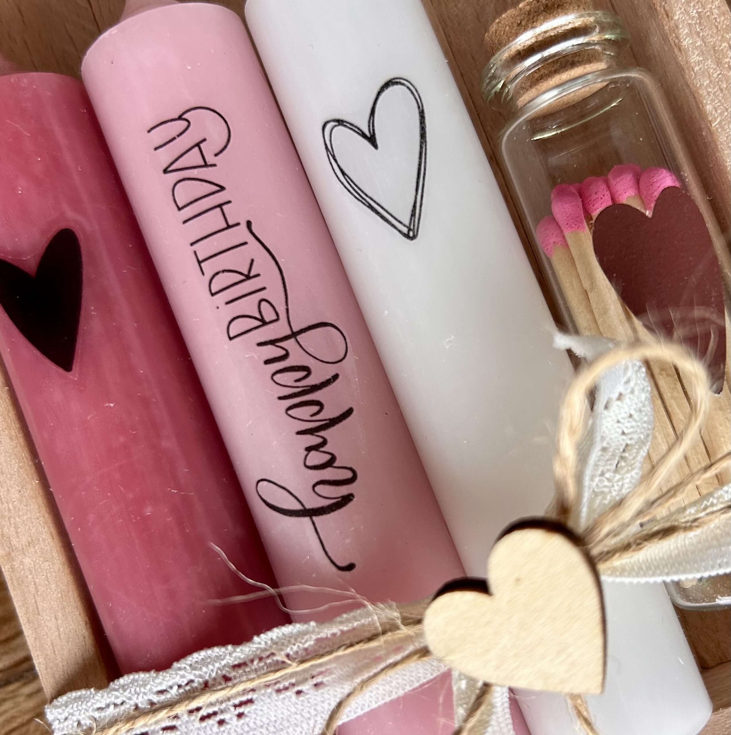 Kerzenset "Happy birthday" – Bild 2