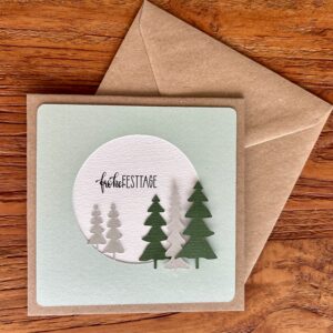 Weihnachtskarte "Winterwald"